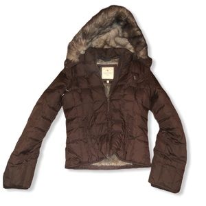 Abercrombie Fitch women’s large puffer parka coat